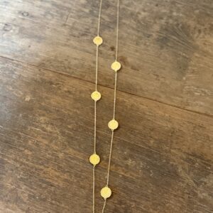Lange ketting met muntjes
